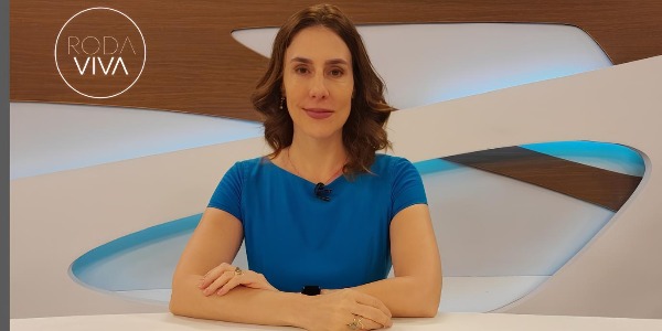 Imagem: Pesquisadora Sabine Righetti, do Labjor, participa do Roda Viva