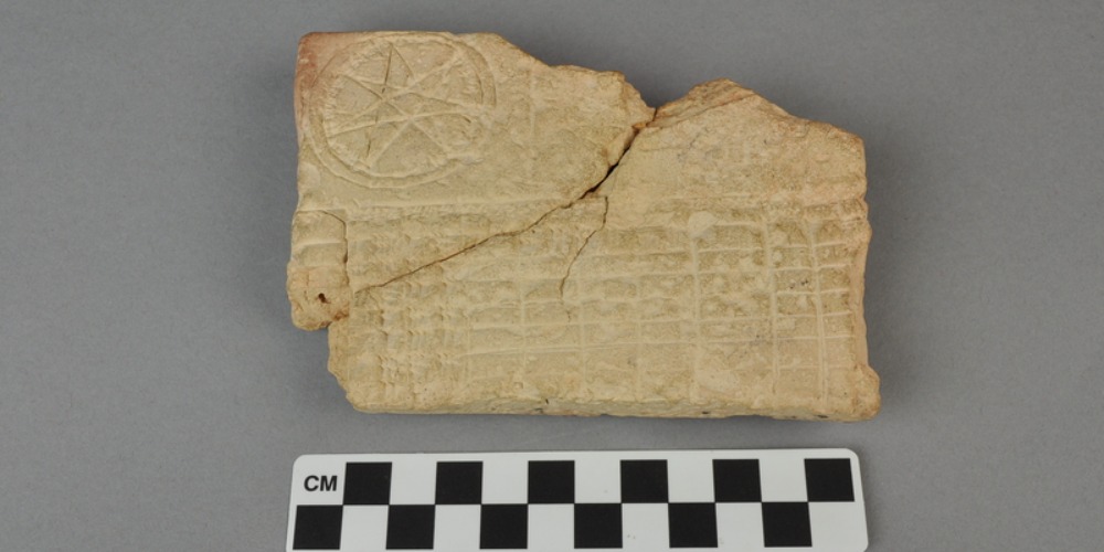 Imagem Palestra sobre o tablete CBS 1766, a origem dos círculos das quintas?