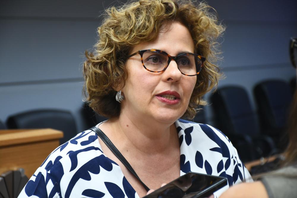 Imagem: Ana Maria Carneiro, representante titular da Carreira Pq no CONSU, destacou caráter coletivo do mandato.