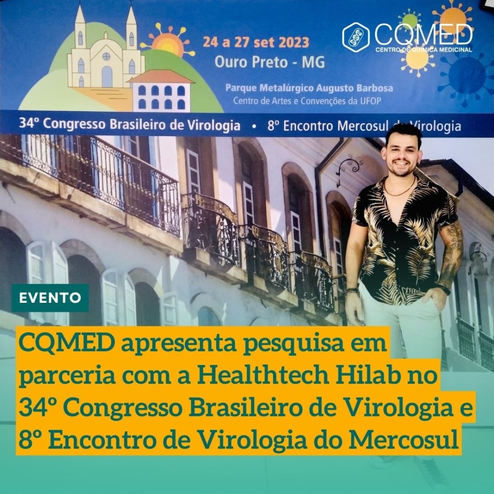 Imagem Pesquisa em parceria com a Healthtech Hilab é apresentada no 34º Congresso Brasileiro de Virologia e 8º Encontro de Virologia do Mercosul